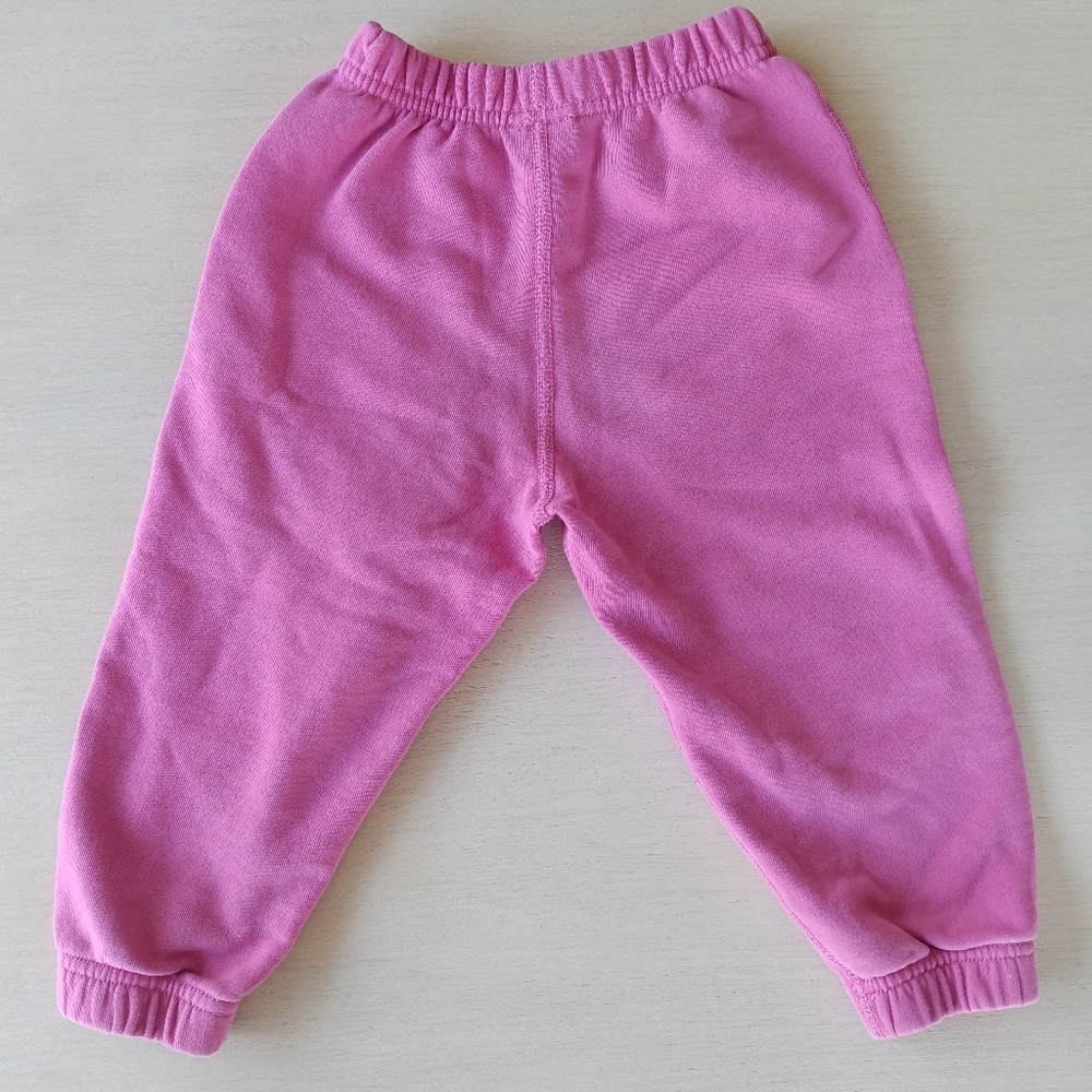 Hanna Andersson Pink French Terry Sweatpants / Size 3 Toddler - Picture 5 of 8